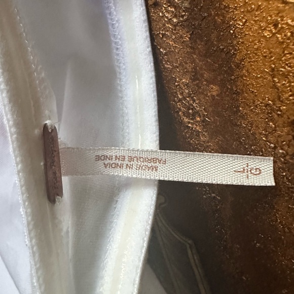 Free People Onda Drop Waist Tube Midi Dress Ivory L - Picture 3 of 9